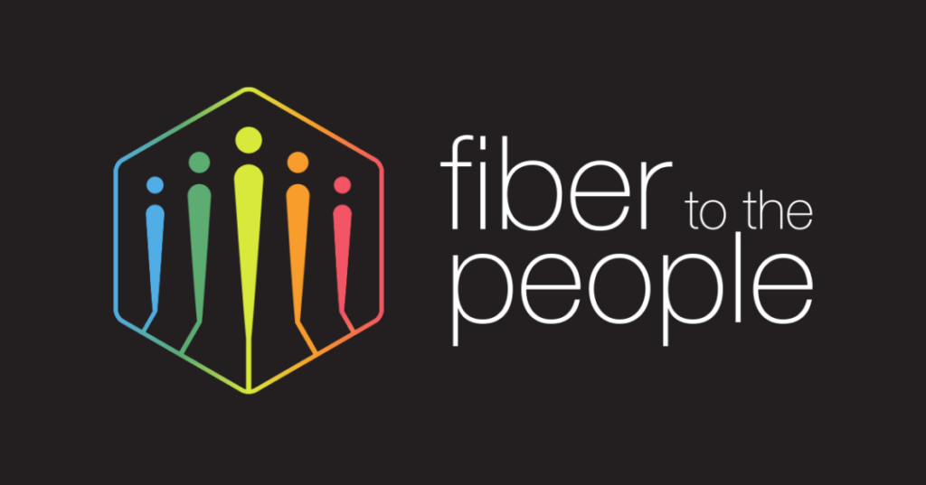 logo fiber to the people